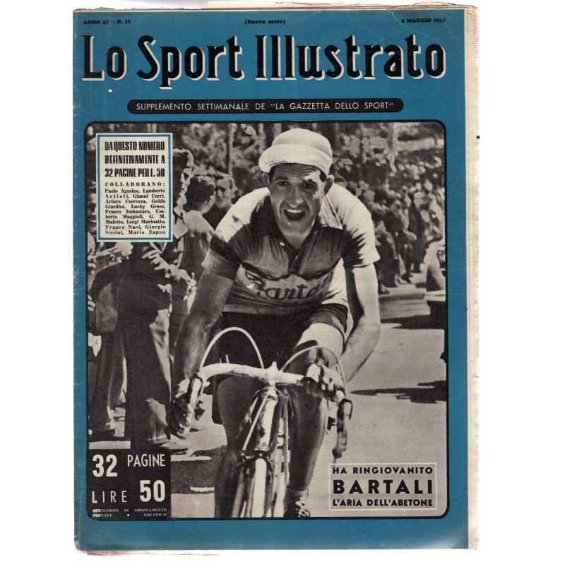 LO SPORT ILLUSTRATO-n 19, 8 maggio-1952