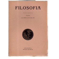 FILOSOFIA-fasc III, luglio-1981