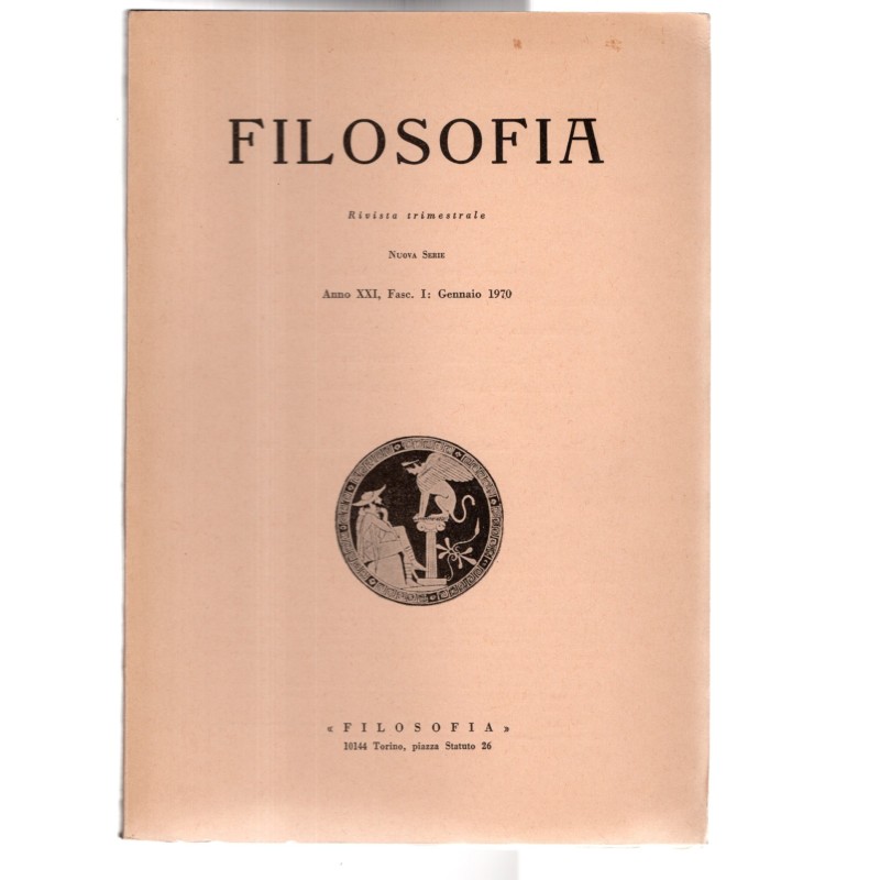 FILOSOFIA-fasc I, gennaio-1970