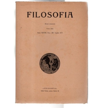 FILOSOFIA-fasc III, luglio-1977