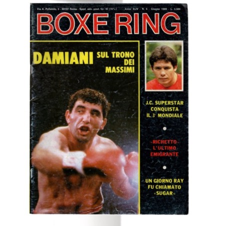 BOXE RING-n 6, giugno-1989