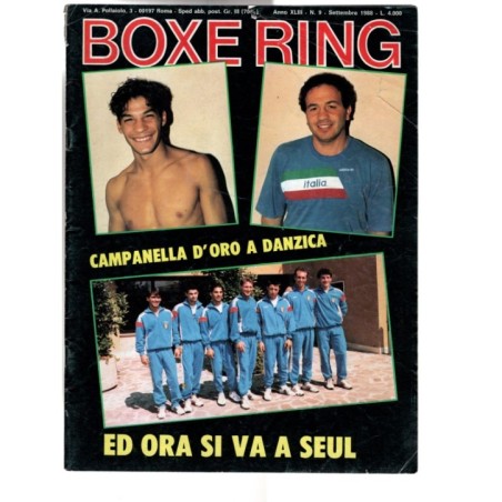 BOXE RING-n 9, settembre-1988
