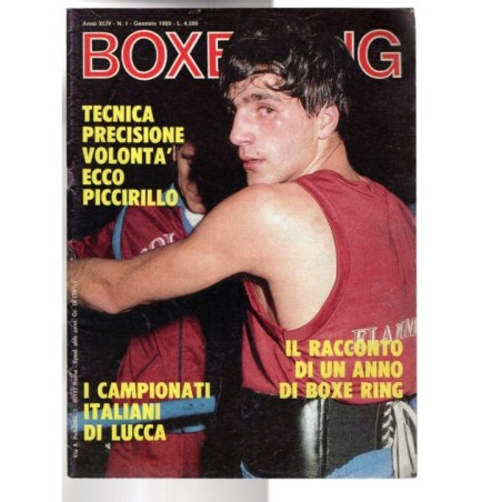 BOXE RING-n 1, gennaio-1989