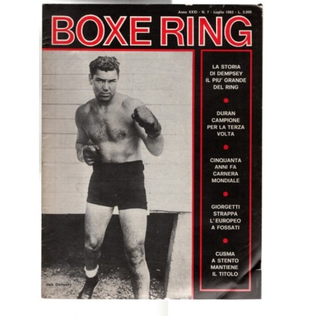 BOXE RING-n 7, luglio-1983