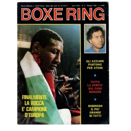 BOXE RING-n 5, maggio-1989
