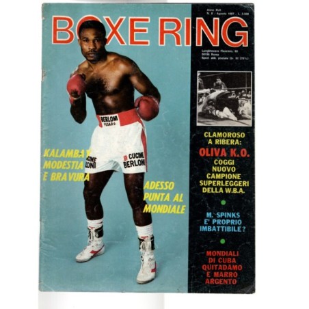 BOXE RING-n 8, agosto-1987