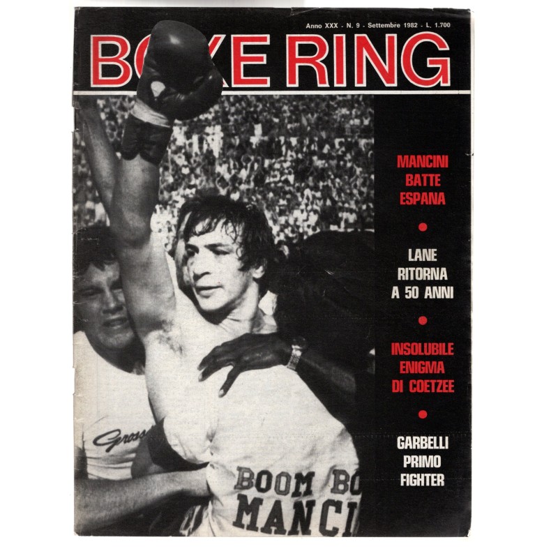 BOXE RING-n 9, settembre-1982