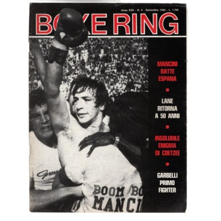 BOXE RING-n 9, settembre-1982
