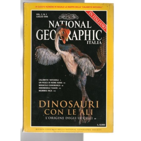 NATIONAL GEOGRAPHIC ITALIA-vol 2, n 1, luglio-1998