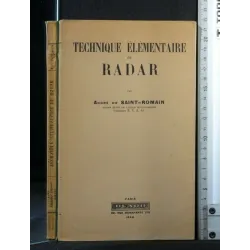 TECHNIQUE ELEMENTAIRE DE RADAR