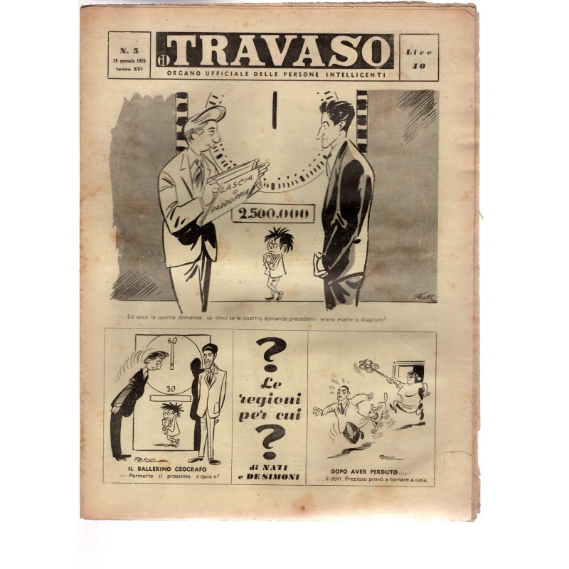 IL TRAVASO-n 5, 29 gennaio-1956