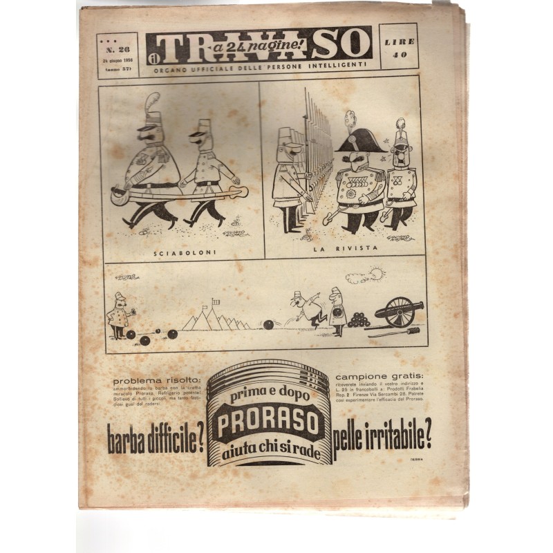 IL TRAVASO-n 26, 24 giugno-1956