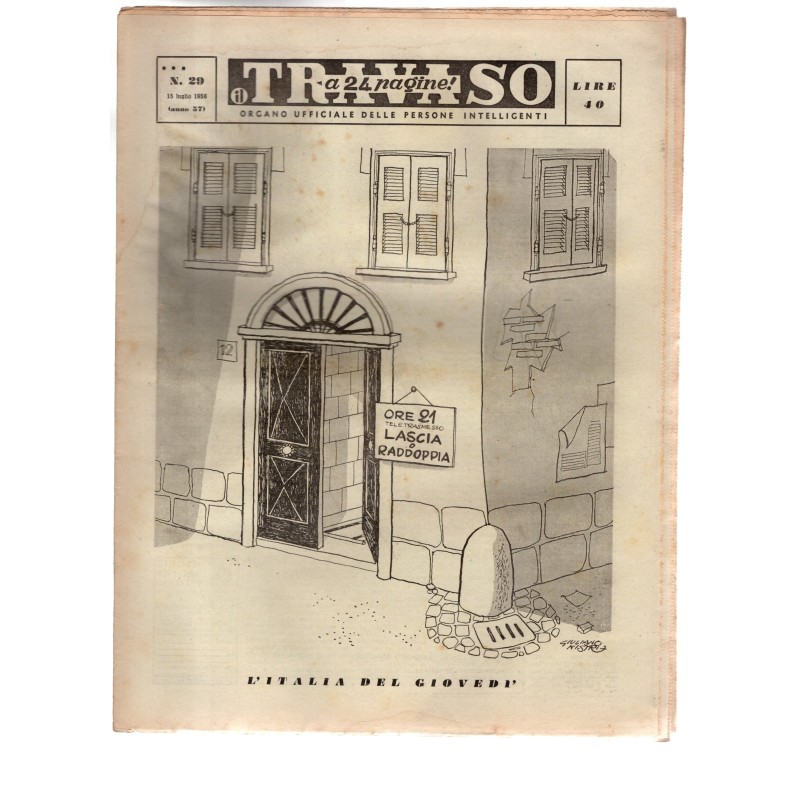 IL TRAVASO-n 29, 15 luglio-1956