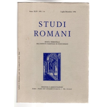 STUDI ROMANI-nn 3-4, luglio/dicembre-1996