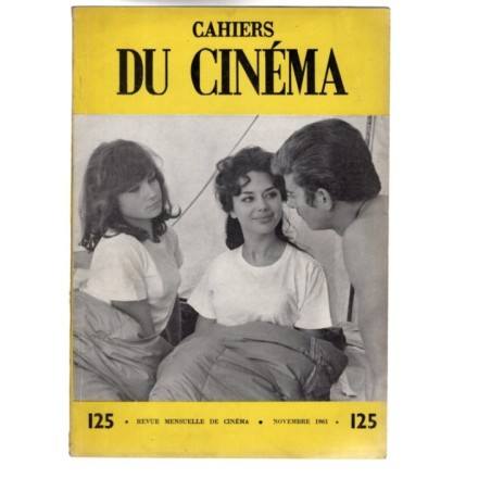 CAHIERS DU CINEMA-n 125, novembre-1961