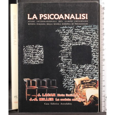 LA PSICOANALISI-n 29, gennaio/giugno-2001