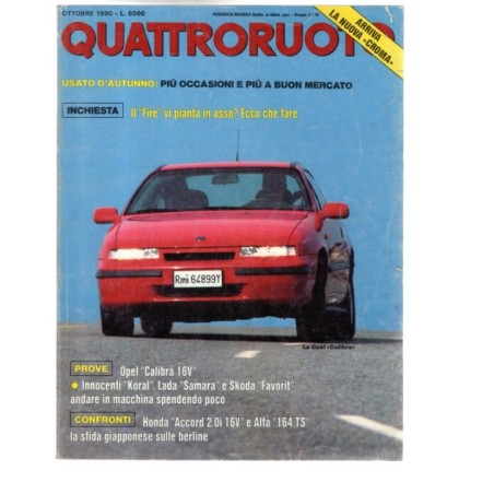 QUATTRORUOTE-n 420, ottobre-1990