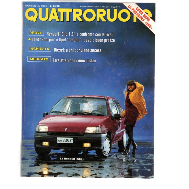 QUATTRORUOTE-n 421, novembre-1990
