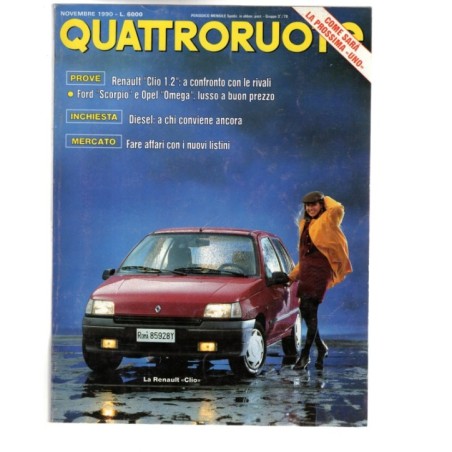 QUATTRORUOTE-n 421, novembre-1990