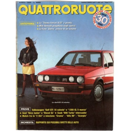 QUATTRORUOTE-n 366, aprile-1986