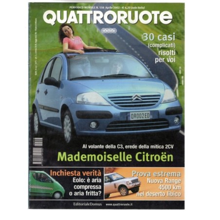 QUATTRORUOTE-n 558, aprile-2002
