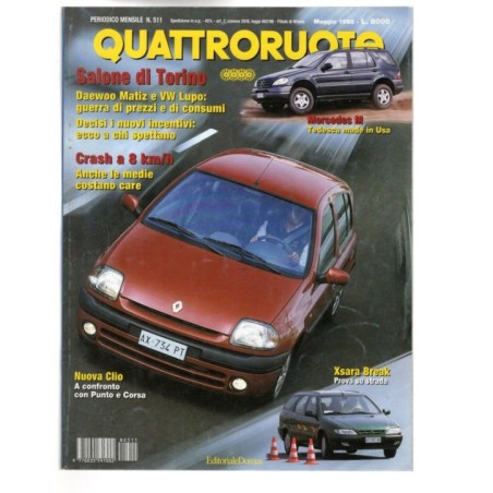 QUATTRORUOTE-n 511, maggio-1998
