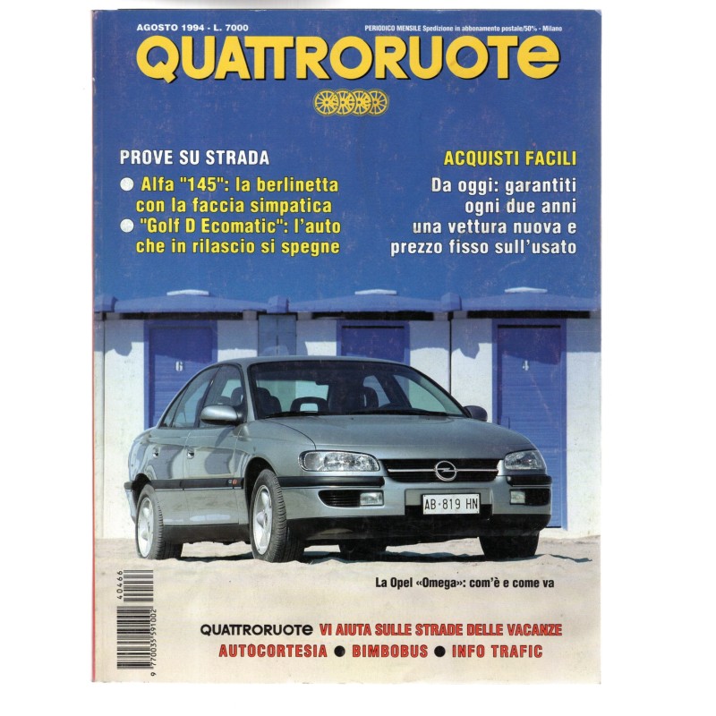QUATTRORUOTE-n 466, agosto-1994