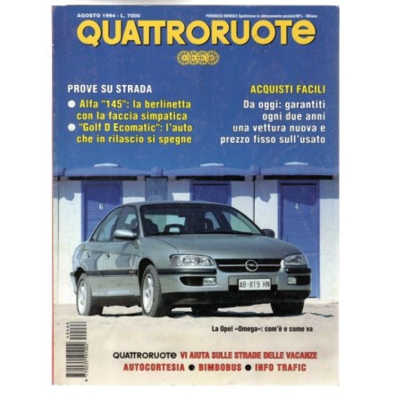 QUATTRORUOTE-n 466, agosto-1994