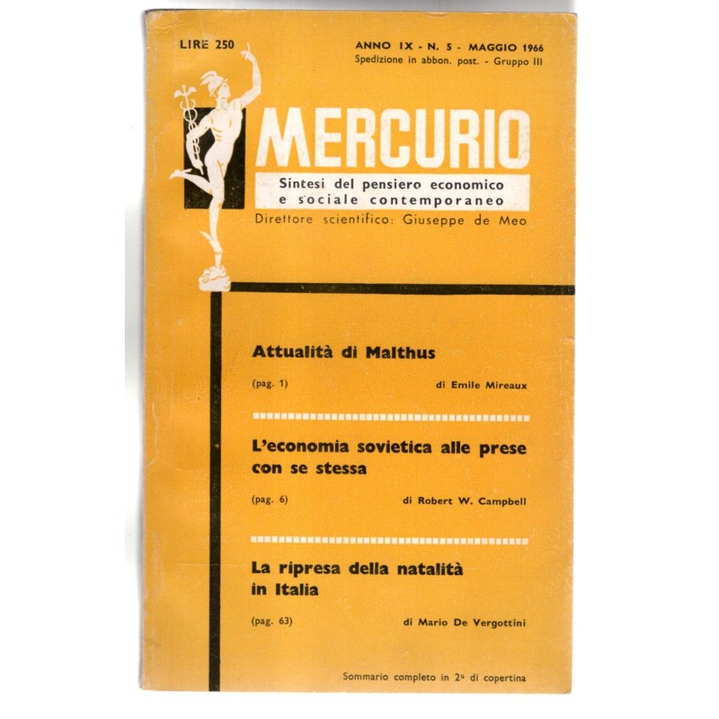MERCURIO-n 5, maggio-1966