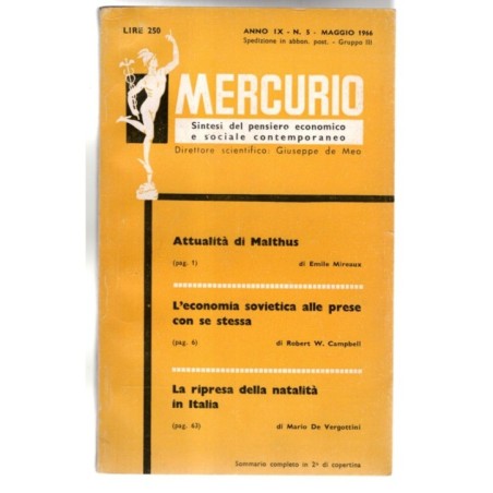 MERCURIO-n 5, maggio-1966