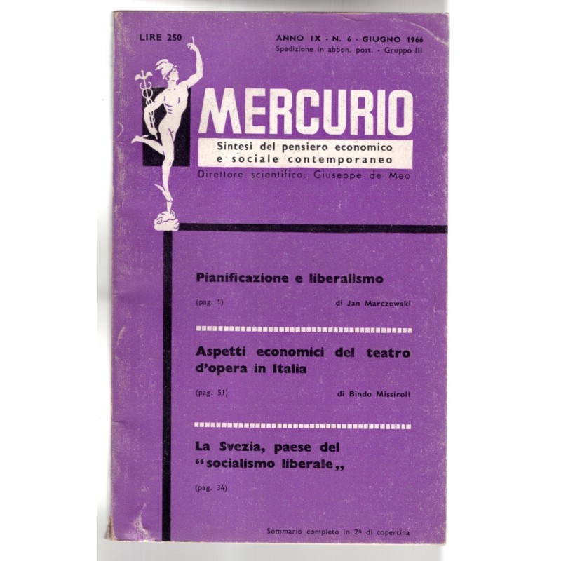 MERCURIO-n 6, giugno-1966