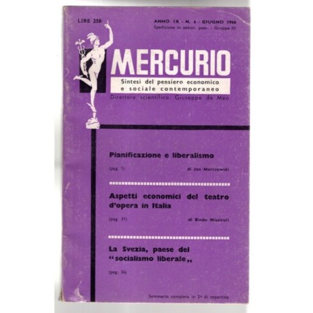 MERCURIO-n 6, giugno-1966