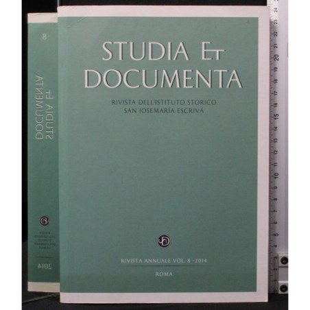 STUDIA ET DOCUMENTA-vol 8-2014