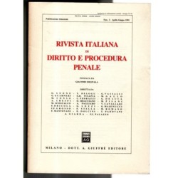 RIVISTA ITALIANA DI DIRITTO E PROCEDURA PENALE-fasc 2, aprile-giugno-1991
