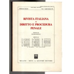 RIVISTA ITALIANA DI DIRITTO E PROCEDURA PENALE-fasc 3, luglio-settembre-1991