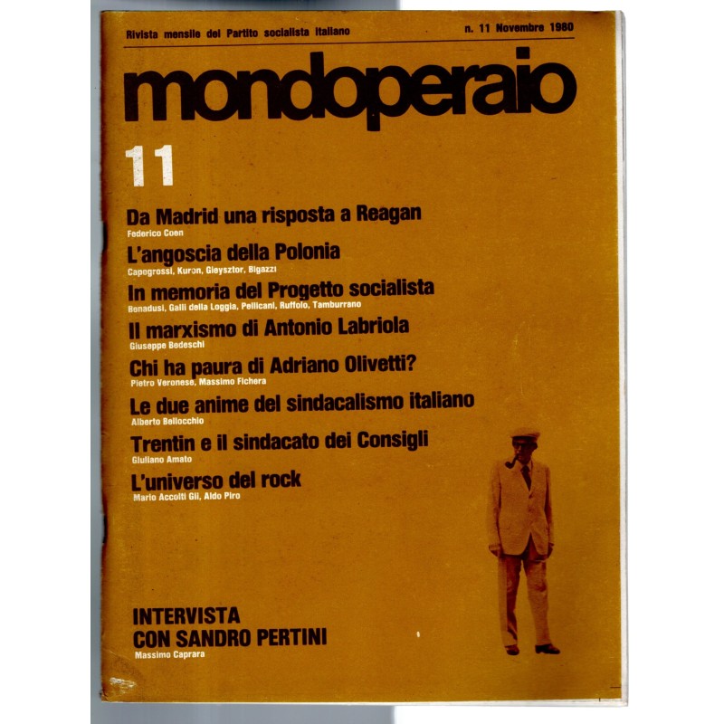 MONDOPERAIO-n 11, novembre-1980