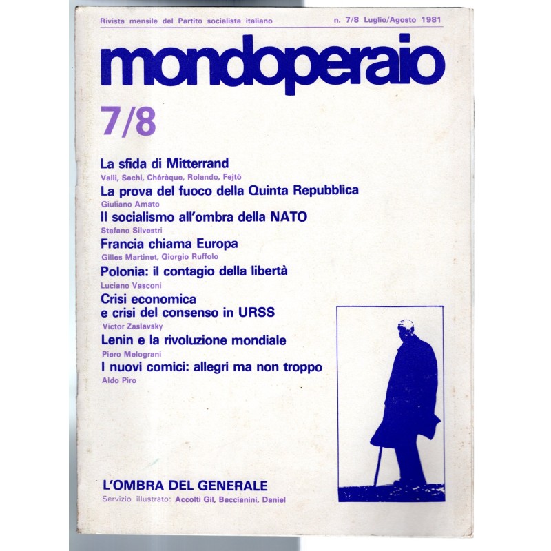 MONDOPERAIO-n 7-8, luglio/agosto-1981