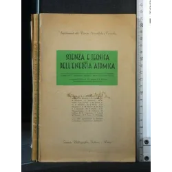 SCIENZA E TECNICA DELL'ENERGIA ATOMICA. AA.VV. ISTITUTO