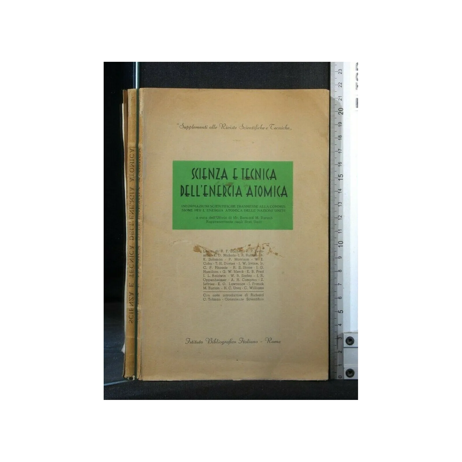 SCIENZA E TECNICA DELL'ENERGIA ATOMICA. AA.VV. ISTITUTO