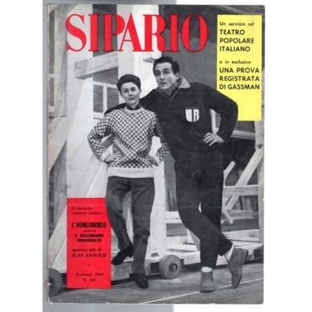 SIPARIO-n 166, febbraio-1960