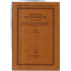 RIVISTA DI STUDI DANTESCHI-fascicolo 2, luglio/dicembre-2001