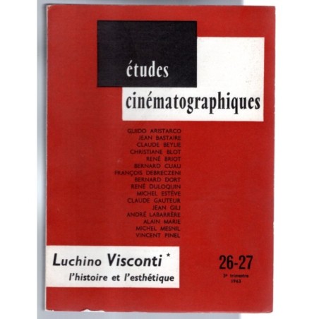 ETUDES CINEMATOGRAPHIQUES-n 26-27-1963