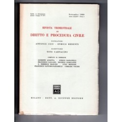 RIVISTA TRIMESTRALE DI DIRITTO E PROCEDURA CIVILE-numero 3, settembre-1980