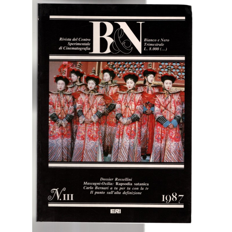 B&N. BIANCO E NERO-n 3, luglio/settembre-1987