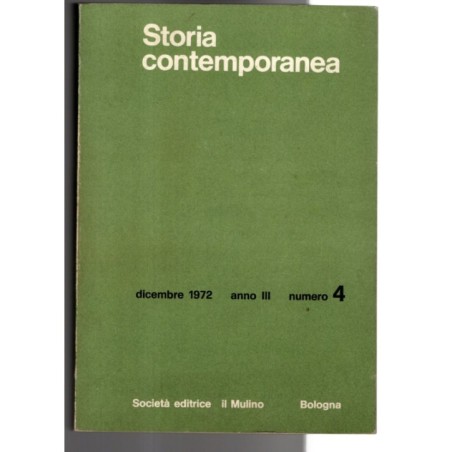 STORIA CONTEMPORANEA-n 4, dicembre-1972
