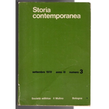 STORIA CONTEMPORANEA-n 3, settembre-1972