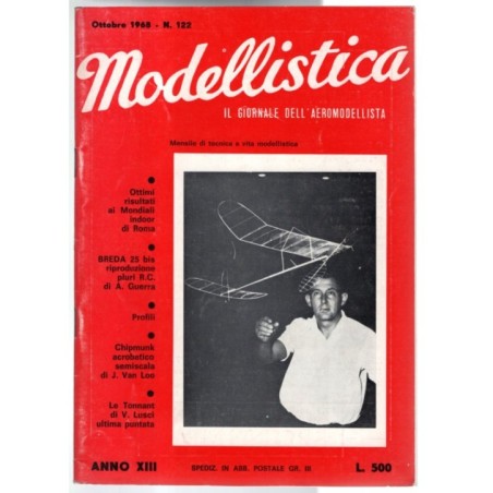 MODELLISTICA. IL GIORNALE DELL'AEROMODELLISTA-n 122, ottobre-1968