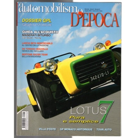 AUTOMOBILISMO D'EPOCA-n 6, giugno-2008