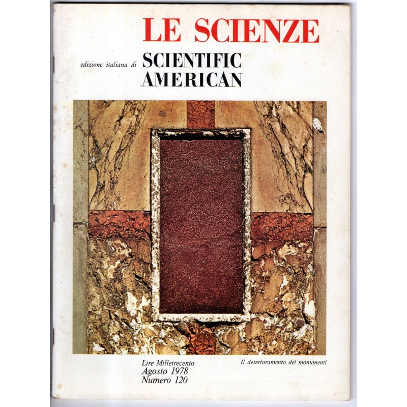 LE SCIENZE. EDIZIONE ITALIANA DI SCIENTIFIC AMERICAN-n 120, agosto-1978