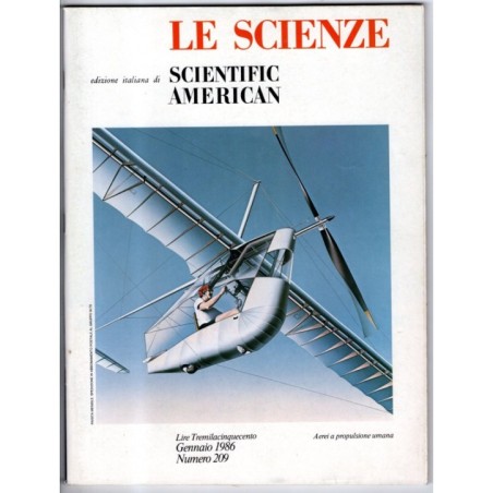 LE SCIENZE. EDIZIONE ITALIANA DI SCIENTIFIC AMERICAN-n 209, gennaio-1986